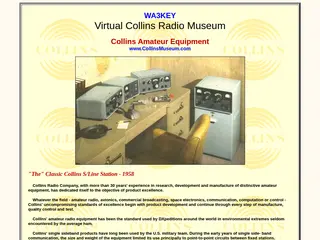 WA3KEY Virtual Collins Radio Museum