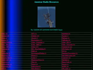 Amateur Radio Resources