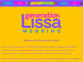 Generation Lissa Webring