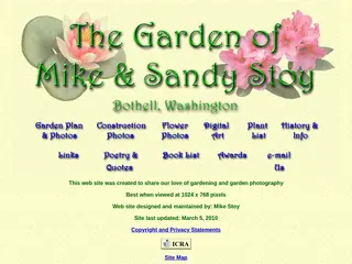 Flower Photos, Garden Photos & Plans from Stoy Garden
